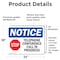 Signmission Telephone Conference Call In Progress Sign With Symbol, 24 in W x Rectangle, Vinyl Decal OS-2PACK-NS-D-1824-L-18532 - alternate 2